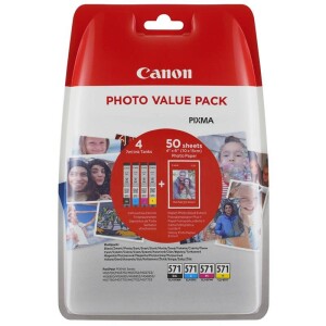 Product detail of Canon CLI-571 XL, 500 stran Photo Value Pack, CMYK (0332C005)
