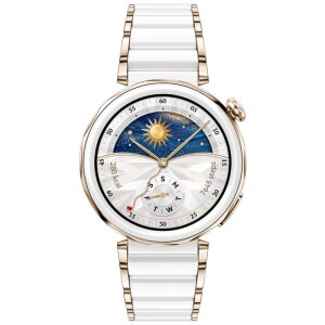 Product detail of Huawei Watch GT 5 Pro 42 mm - Ceramic White + White Ceramic Strap (55020DRC)