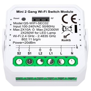 Product detail of IMMAX NEO LITE SMART kontroler V7 2-tlačítkový Wi-Fi, Tuya (07571L)