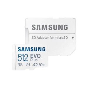 Product detail of Samsung Micro SDXC EVO Plus 512GB UHS-I U3 (160R/30W) + SD adaptér (MB-MC512SA/EU)