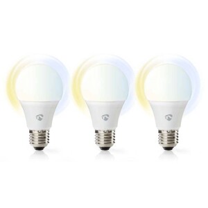 Product detail of Nedis SmartLife klasik, Wi-Fi, E27, 806 lm, 9 W, Teplá - studená bílá, 3ks (WIFILRW30E27)