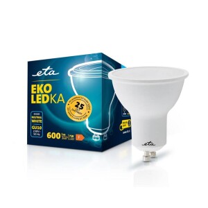 Product detail of ETA EKO LEDka bodová 7W, GU10, neutrální bílá (ETAGU10W7NW01)