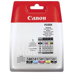 Product detail of Canon PGI-580/CLI-581 Multi pack, 400/1660 stran, CMYK (2078C007)