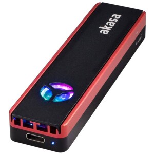 Product detail of akasa USB 3.2 Gen 2 pro M.2 SSD RGB (AK-ENU3M2-06)