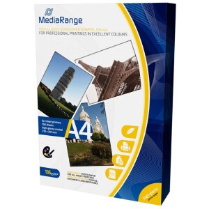 Product detail of MediaRange A4 100 listů 135g lesklý inkoust (MRINK107)
