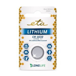 Product detail of ETA PREMIUM CR1632, blistr 1ks (CR1632LITH1)