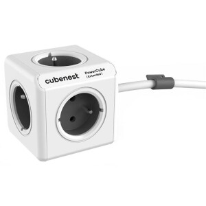 Product detail of CubeNest Powercube Extended, 5x zásuvka, 1,5 m (PC320GY) šedý/bílý