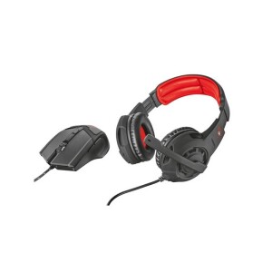 Product detail of Trust GXT 784 headset + myš (21472) černý/červený