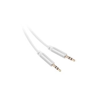 Product detail of GoGEN Jack 3,5mm, 1,5m, pozlacené konektory (GOGJACK150MM02) bílý
