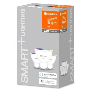 Product detail of LEDVANCE SMART+ WiFi Spot GU10 Multicolour 45° 5W 3ks (4058075486058)