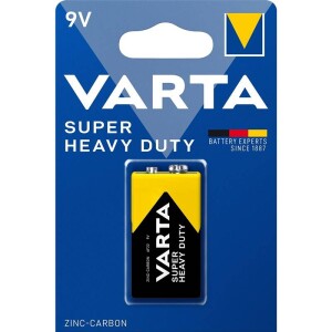 Product detail of Varta Super Heavy Duty 9V, 6F22, blistr 1ks (2022101411)