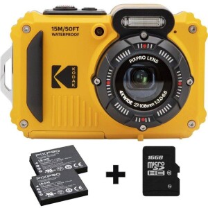 Product detail of Kodak PIXPRO WPZ2 + 2× akumulátor + 16GB karta žlutý