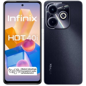 Product detail of Infinix Hot 40i 8 GB / 256 GB (X6528B256BLC) černý