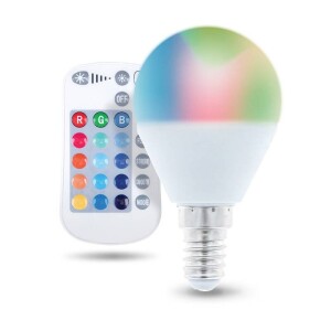 Product detail of Forever klasik, E14 (G45) RGB 5W s dálkovým ovládáním (RTV003566)