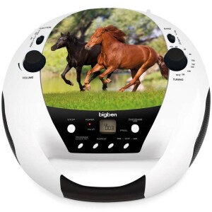 Product detail of Bigben CD52HORSE5MP3USB černý/bílý