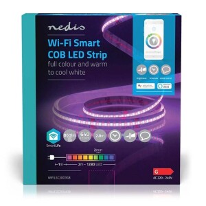 Product detail of Nedis SmartLife, Wi-Fi, RGB, teplá až studená bílá, 2m (WIFILSC20CRGB)
