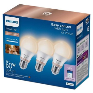 Product detail of Philips Smart LED 8W, E27, Tunable White, 3ks (929003781936)