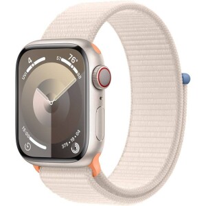 Product detail of Apple Watch Series 9 GPS + Cellular 41mm pouzdro z hvezdně bílého hliníku - hvězdně bílý provlékací sportovní řemínek (MRHQ3QC/A)