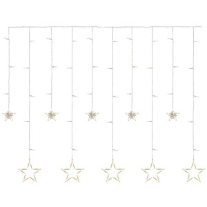 Product detail of EMOS 115 LED závěs –  hvězdy, 185 × 105 cm, vnitřní, teplá bílá (DCGW12)
