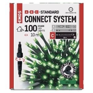 Product detail of EMOS 100 LED Standard, 10 m, venkovní i vnitřní, zelená, časovač (D1AG01)