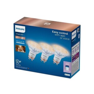 Product detail of Philips Smart LED 4,7W, GU10, Tunable White, 3ks (929003772236)