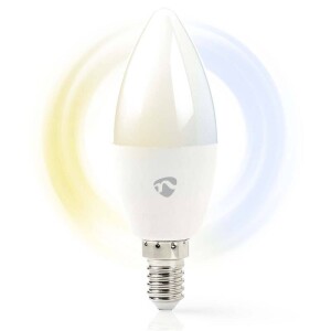 Product detail of Nedis SmartLife svíčka, Wi-Fi, E14, 470 lm, 4.9 W, Teplá - studená bílá (WIFILRW10E14)