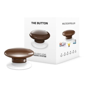 Product detail of Fibaro Button, Z-Wave Plus (FIB-FGPB-107-ZW5) hnědé