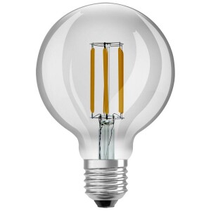 Product detail of Osram Classic Globe A Filament 3,8W Clear E27, teplá bílá (4099854009655)