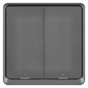 Product detail of EMOS GoSmart IP-2002ZB, ZigBee 3.0, 2-tlačítkový (H5015) šedý
