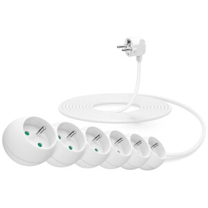 Product detail of Connect IT 6x zásuvka, 5m (CI-1312) bílý
