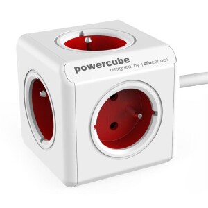 Product detail of Powercube Extended 5x zásuvka, 3m bílý/červený