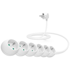 Product detail of Connect IT 6x zásuvka, 2m (CI-1314) bílý