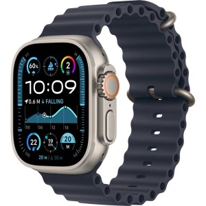 Product detail of Apple Watch Ultra 2 GPS + Cellular 49mm pouzdro z přírodního titanu - námořnicky modrý oceánský řemínek (MX4D3CS/A)