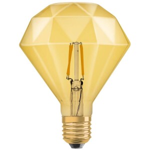 Product detail of Osram Vintage 1906 Edison 40 Filament Diamond 4W 824 Gold E27, teplá bílá (4058075091955)