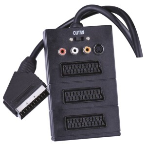 Product detail of EMOS SCART / 3x SCART + 3x Cinch + S-Video, 0,5m (SB2300) černý