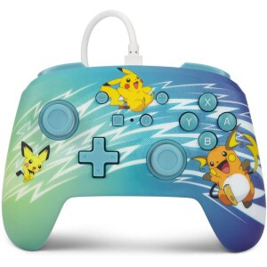Product detail of PowerA Enhanced Wired pro Nintendo Switch - Pikachu Evolution (NSGP0221-01)