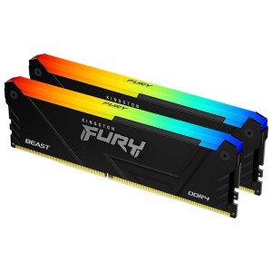 Product detail of Kingston FURY Beast RGB DDR4 16GB (2x8GB) 3200MHz CL16 (KF432C16BB2AK2/16)