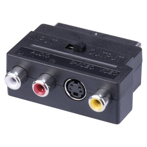 Product detail of EMOS 3x Cinch + S-Video / SCART černá