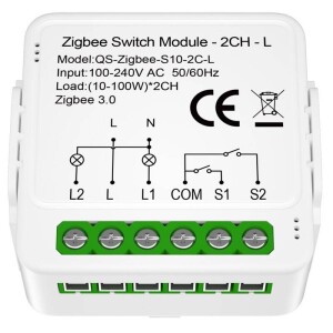 Product detail of IMMAX NEO SMART kontroler (L) V8 2-tlačítkový Zigbee 3.0, Tuya (07572L)