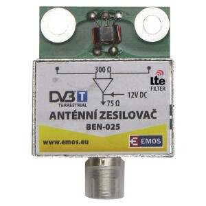 Product detail of EMOS anténní předzesilovač 25dB VHF/UHF (2507100600)