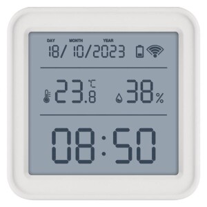 Product detail of EMOS GoSmart, digitální bezdrátový teploměr s displejem, ZigBee (EGS0101) bílý