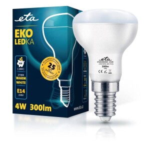 Product detail of ETA EKO LEDka reflektor 4W, E14, teplá bílá (R50W4WW)