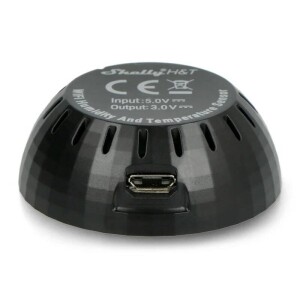 Product detail of Shelly pro USB napájení prvku HT (SHELLY-HT-USB-B) černý