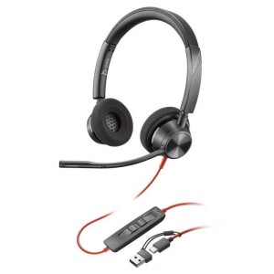 Product detail of HP Poly Blackwire 3320 MS, USB-C/A adaptér, stereo (8X220AA) černý