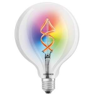 Product detail of LEDVANCE SMART+ WiFi Filament Globe RGBW 4,5W E27 (4058075609938)