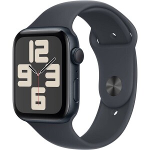 Product detail of Apple Watch SE 2024 GPS 44mm pouzdro z temně inkoustového hliníku - temně inkoustový sportovní řemínek - M/L (MXEK3QC/A)
