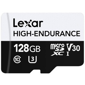 Product detail of Lexar High-Endurance microSDXC 128GB UHS-I, (100R/45W) C10 A1 V30 U3 (LMSHGED128G-BCNNG)