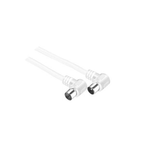 Product detail of GoGEN 3,5m, 90° úhlový konektor (GOGCOAX350FM01) bílý