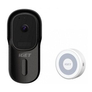 Product detail of iGET HOME Doorbell DS1 + Chime CHS1 (DS1 Black + CHS1 White) černý