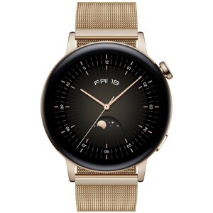 Product detail of Huawei Watch GT 3 42 mm (Elegant) - Light Gold + Light GoldMilanese Strap (55027151)